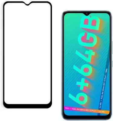 VISHZONE Edge To Edge Tempered Glass for INFINIX HOT 12 PRO(Pack of 1)