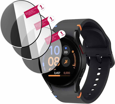 HIDEOUS Edge To Edge Tempered Glass for Samsung Galaxy Watch FE(Pack of 3)