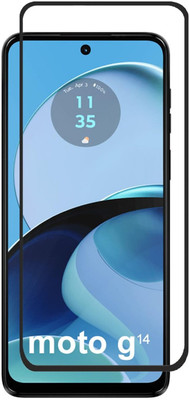 MD SmartBuy Edge To Edge Tempered Glass for Motorola g14, Moto g14, Motorola G14, Moto G14(Pack of 1)