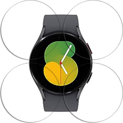 SOMTONE Edge To Edge Tempered Glass for Samsung Galaxy Watch5 LTE 40 mm SMARTWATCH SCREEN GUARD(Pack of 4)