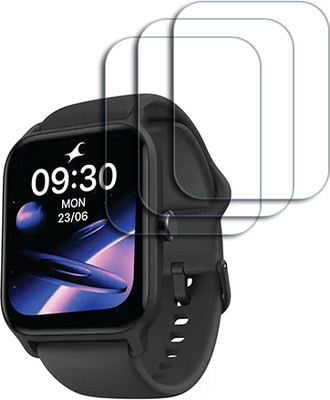 ARBAN Edge To Edge Tempered Glass for FASTRACK REFLEX KRUZ LARGE 1.8 inch SMARTWATCH SCREEN GUARD(Pack of 3)
