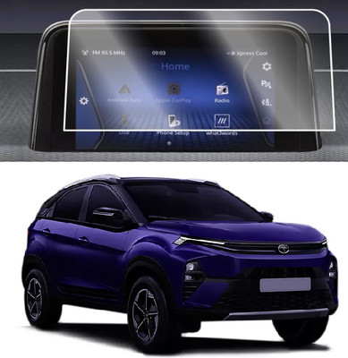 KACA Impossible Screen Guard for (company fitted) Navigation Infotainment System of Tata Nexon Facelift Creative 1.2 Revotron Petrol 6AMT DT (7 inch) 2023 GPS System Clear Glossy :1(Pack of 1)