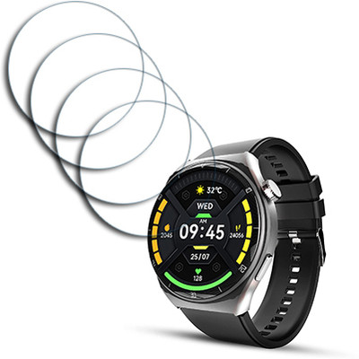 ARBAN Edge To Edge Tempered Glass for beatXP Vega X 1.43 inch SMARTWATCH SCREEN GUARD(Pack of 4)