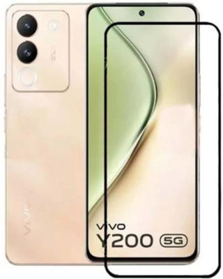 S-Softline Edge To Edge Tempered Glass for Vivo Y200, (Ultra-Slim, Anti-Scratch and Precise Cutouts)(Pack of 1)