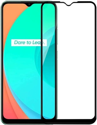 ChutPutMart Edge To Edge Tempered Glass for Realme C3(Pack of 1)