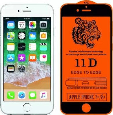 9H Edge To Edge Tempered Glass for Apple iPhone 7 Plus ((9H_High Quality))(Pack of 1)