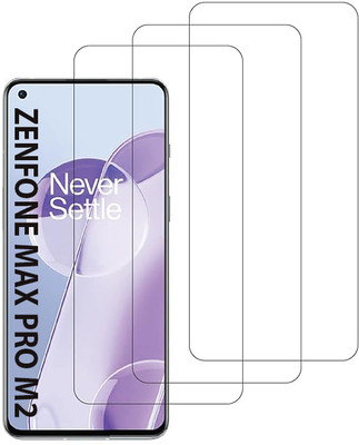 Coberta Case Edge To Edge Tempered Glass for Asus Zenfone Max Pro M2(Pack of 3)