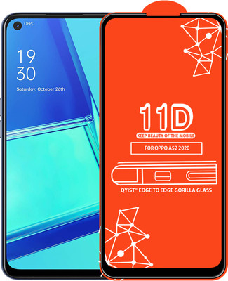 Qyist Edge To Edge Tempered Glass for Oppo A52(Pack of 1)