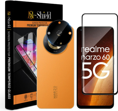 MS-Shield Edge To Edge Tempered Glass for Realme Narzo 60 5G, With Camera Lens Protector(Pack of 1)