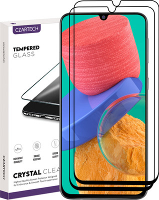 CZARTECH Edge To Edge Tempered Glass for Samsung Galaxy M31(Pack of 2)