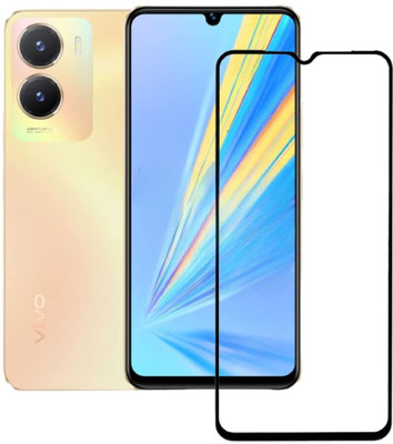 mobinix Edge To Edge Tempered Glass for Vivo T2X 5G, 2.5D Curved Edge Premium Tempered Glass for Ultimate Protection(Pack of 1)