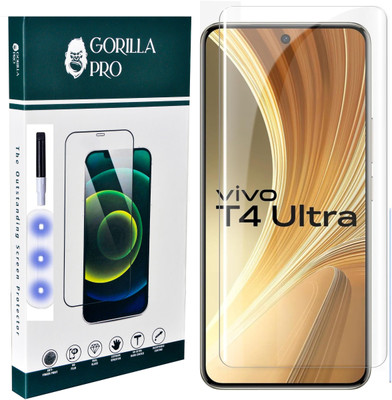 GORILLA PRO Edge To Edge Tempered Glass for Vivo T4 Ultra 5G(Pack of 1)