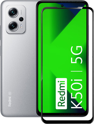 BRENZZ Edge To Edge Tempered Glass for Redmi K50i 5G(Pack of 1)