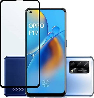 O2MG Edge To Edge Tempered Glass for OPPO F19s(Pack of 1)