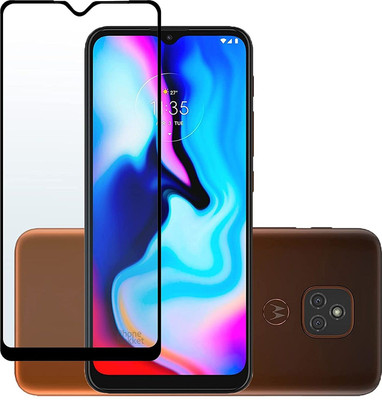 ANCHI Edge To Edge Tempered Glass for Easy Install Full Screen Coverage Tempered Glass Screen Guard Protector 11D for TECNO MOTO E7 PLUS(Pack of 1)