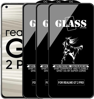 Qyist Edge To Edge Tempered Glass for REALME GT 2 PRO(Pack of 3)