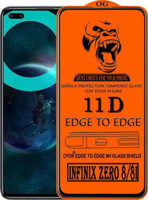 CYOR Edge To Edge Tempered Glass for INFINIX ZERO 8I(Pack of 1)