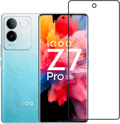 9H Edge To Edge Tempered Glass for iQOO Z7 Pro 5G [9H](Pack of 1)