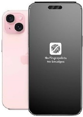 FwellT Edge To Edge Tempered Glass for Apple iPhone 15 Plus(Pack of 1)