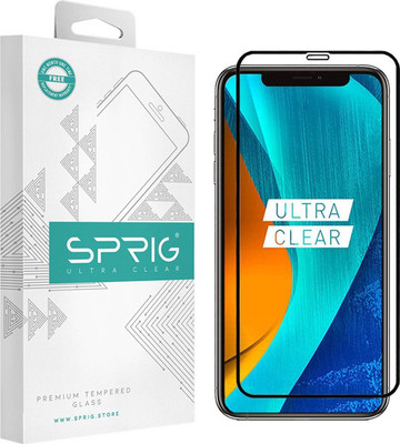 Sprig Edge To Edge Tempered Glass for Apple iPhone XR, Apple iPhone XR(Pack of 1)