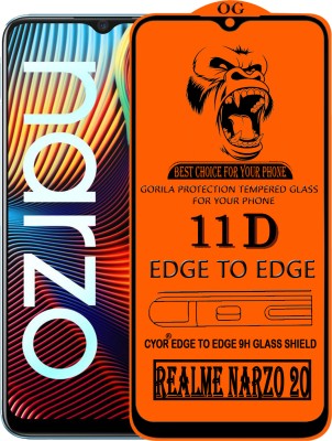 CYOR Edge To Edge Tempered Glass for REALME NARZO 20(Pack of 1)