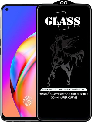 TWIGLO Edge To Edge Tempered Glass for OPPO F19 PRO(Pack of 1)