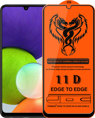 Forego Edge To Edge Tempered Glass for SAMSUNG Galaxy A22 4G(Pack of 1)