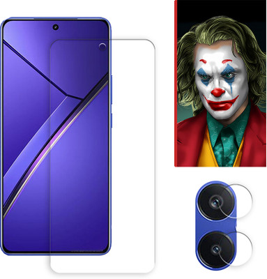 ARBAN Edge To Edge Tempered Glass for Realme Neo7 5G Tempered Screen Protector | Anti-Scratch | Edge to Edge Full Coverage | 9H Hardness ( 1 FRONT SCREEN GUARD + 1 CAMERA LENS PROTECTOR + 1 FREE BACK EMBOSSED SKIN026 )(Pack of 1)