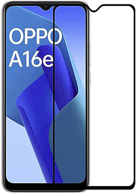 iCopertina Edge To Edge Tempered Glass for OPPO A16E(Pack of 1)