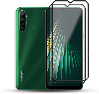 PROACCS Edge To Edge Tempered Glass for REALME 5I(Pack of 2)