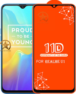 SEVEN7STAR Edge To Edge Tempered Glass for Realme U1(Pack of 1)