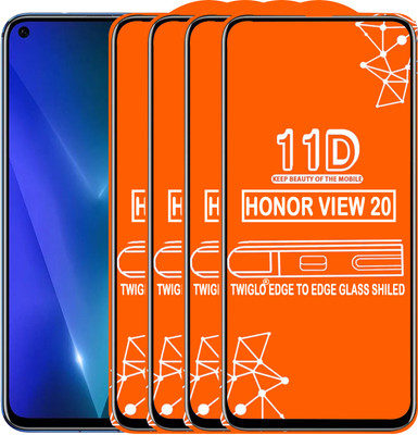 TWIGLO Edge To Edge Tempered Glass for HONOR VIEW 20(Pack of 4)