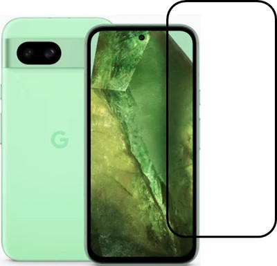 VISHRN CASES Edge To Edge Tempered Glass for Google Pixel 8a(Pack of 1)