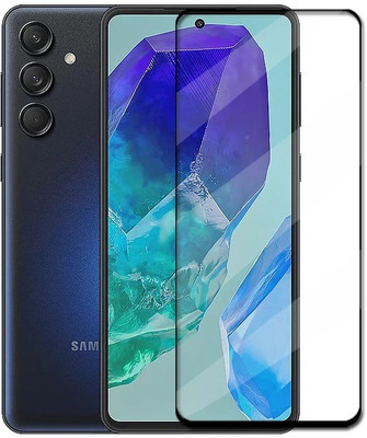 MOBIGENIX Edge To Edge Tempered Glass for Samsung Galaxy M55 5G(Pack of 1)