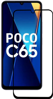 VAlight Edge To Edge Tempered Glass for POCO C65, poco c65(Pack of 1)