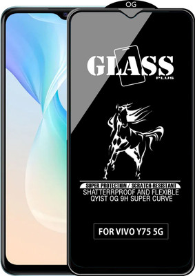 Qyist Edge To Edge Tempered Glass for VIVO Y75 5G(Pack of 1)