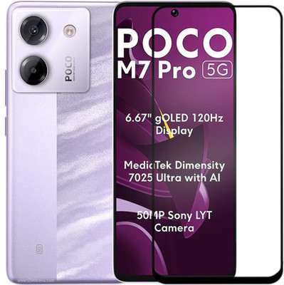 Flipkart SmartBuy Edge To Edge Tempered Glass for Poco M7 Pro 5G(Pack of 1)