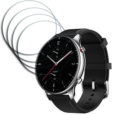 SOMTONE Edge To Edge Tempered Glass for Amazfit GTR 2 SMARTWATCH SCREEN GUARD(Pack of 4)