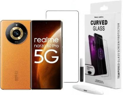 KadWaniya Edge To Edge Tempered Glass for Realme narzo 60 Pro 5G(Pack of 1)