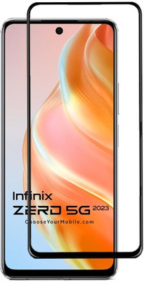 Caseline Edge To Edge Tempered Glass for Infinix Zero 5G 2023, Infinix Zero 5G 2023 TURBO, Infinix Zero 5G 2023, Infinix Zero 5g 2023(Pack of 1)