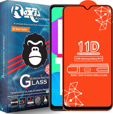 Roxel Edge To Edge Tempered Glass for Samsung Galaxy M13(Pack of 1)