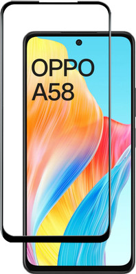 VAlight Edge To Edge Tempered Glass for OPPO A58(Pack of 1)