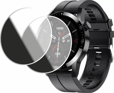 JSGROWITTECH Edge To Edge Tempered Glass for FIRE BOLTT TALK ULTRA SMART WATCH,SCREEN GUARD(Pack of 2)