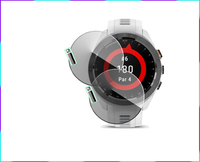 HIDEOUS Edge To Edge Tempered Glass for GARMIN APPROACH S70(Pack of 2)
