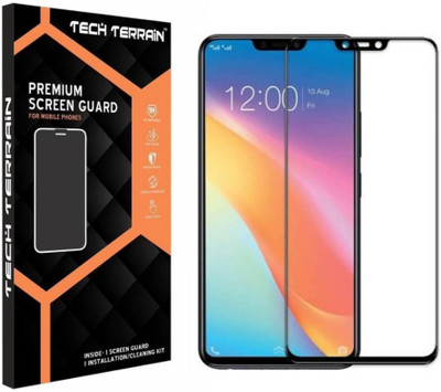 Tech Terrain Edge To Edge Tempered Glass for VIVO Y81 WITH EASY INSTALLATION KIT(Pack of 1)
