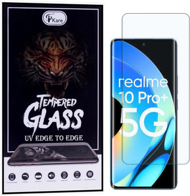 iKare Edge To Edge Tempered Glass for Realme 10 Pro Plus(Pack of 1)