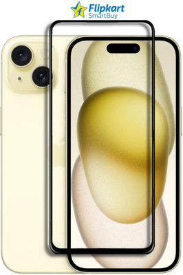 Flipkart SmartBuy Edge To Edge Tempered Glass for APPLE iPhone 15, iPhone 15(Pack of 1)
