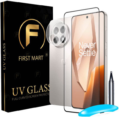 FIRST MART Edge To Edge Tempered Glass for OnePlus 13R, One Plus 13R 5G, 1+ 13R, OG Tempered Glass and Clear Camera Lens(Pack of 2)