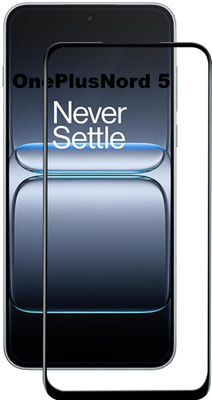 VAlight Edge To Edge Tempered Glass for OnePlus Nord 5 5G, Premium Tempered glass with Self Installation Guide - Wet & Dry wipes,(Pack of 1)