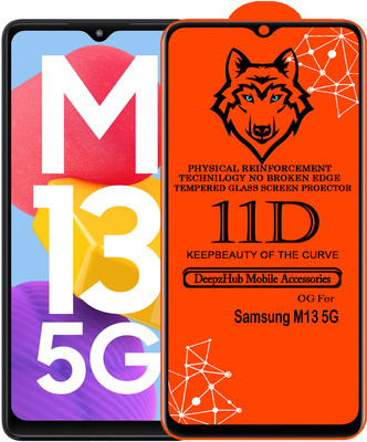 CRodible Edge To Edge Tempered Glass for Samsung Galaxy M13 5G(Pack of 1)